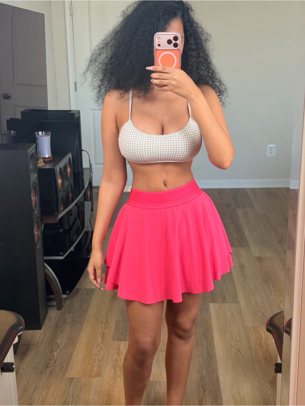 lululemon athletica Hot Pink Skater Skirt